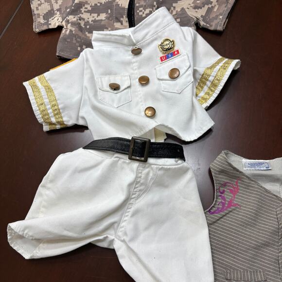 Build A Bear Mixed Clothes 17 Piece Shoes Batman Military Jonas Guitar BAB - Picture 5 of 8